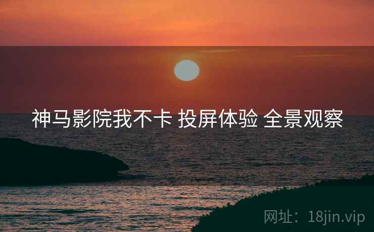 神马影院我不卡 投屏体验 全景观察