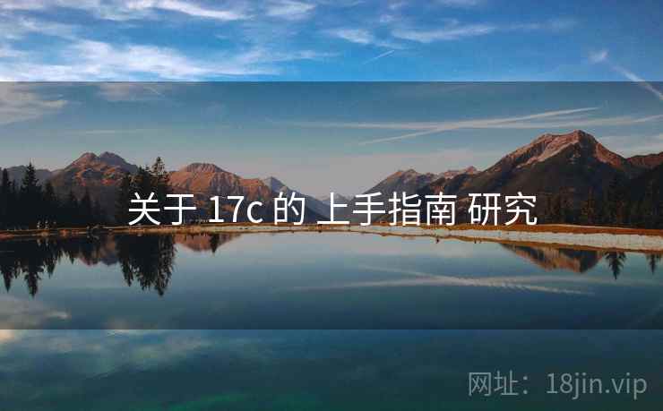 关于 17c 的 上手指南 研究