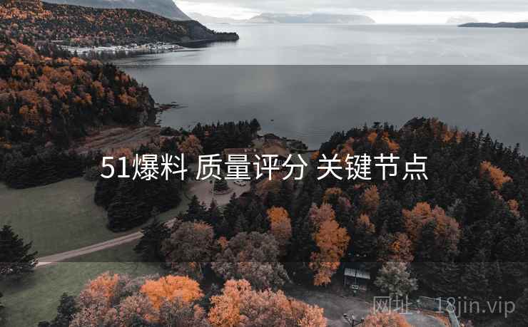 51爆料 质量评分 关键节点