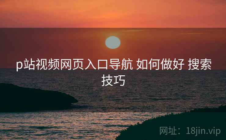 p站视频网页入口导航 如何做好 搜索技巧